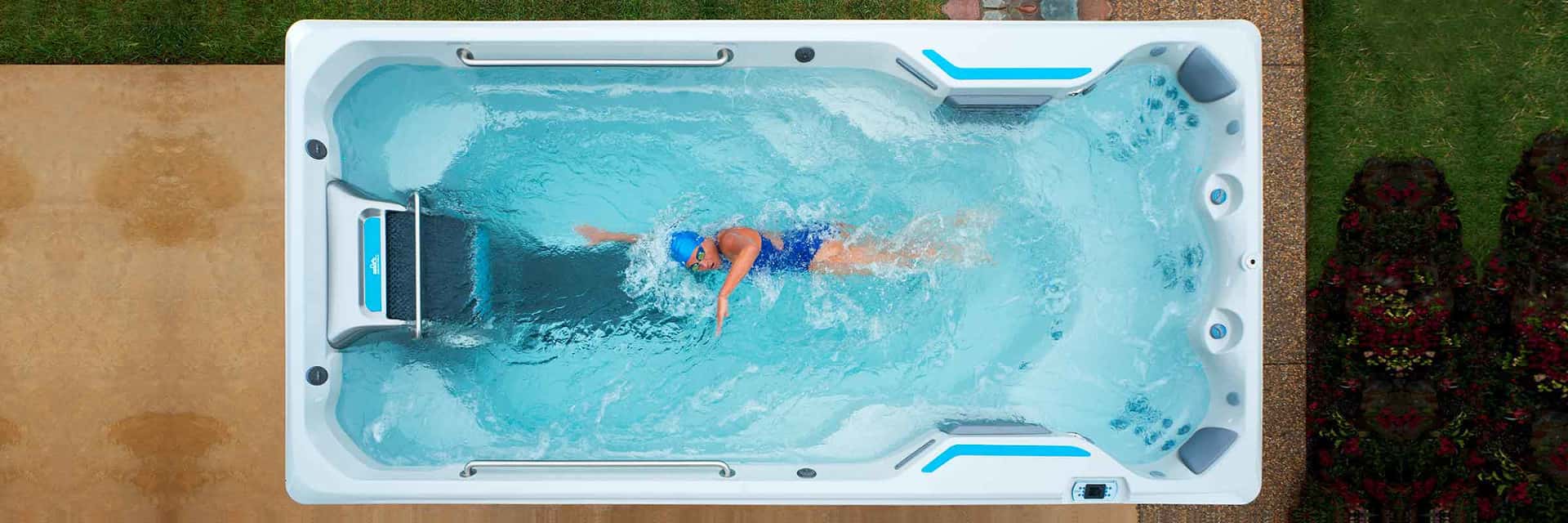 Swim Spa Swimmingpool: Professionelles Schwimmen zuhause