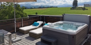 Whirlpool auf Terrasse