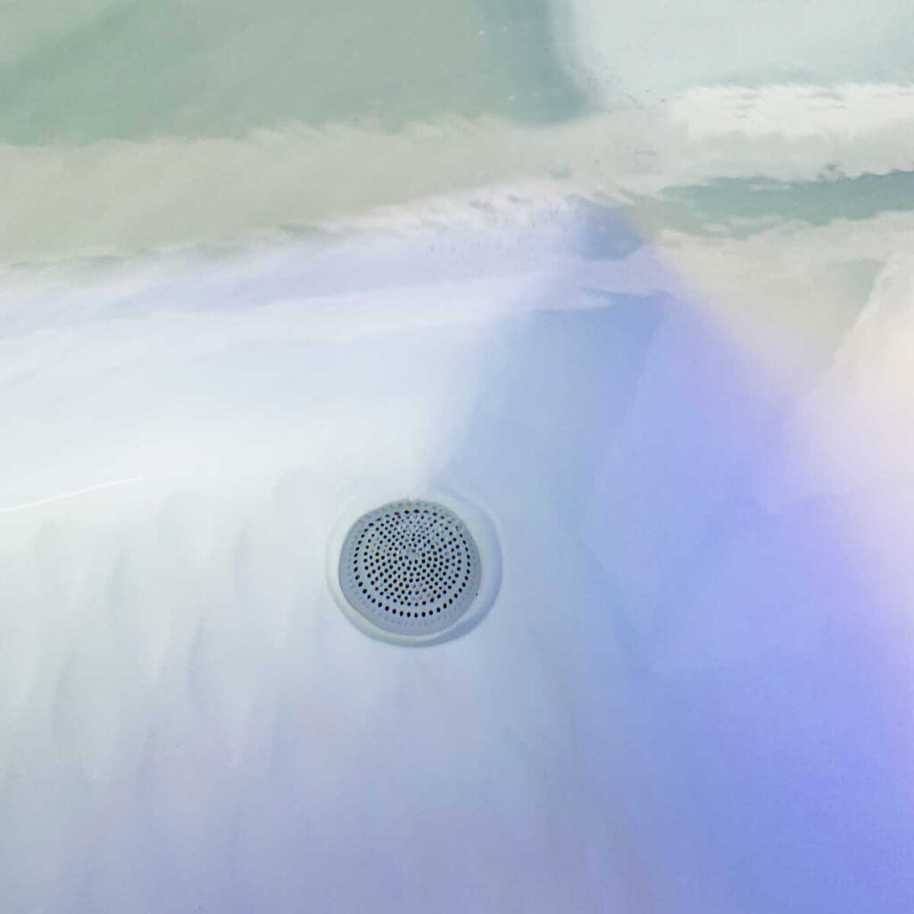 keine Ozonblasen im Whirlpool