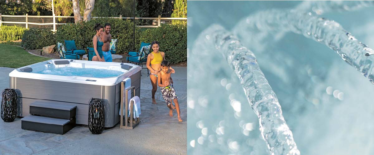 Whirlpool mit Salzwasserreinigung