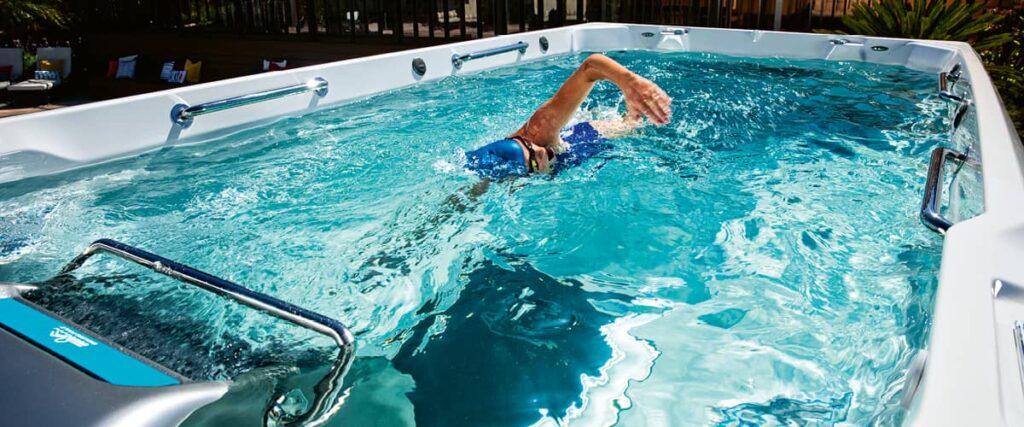 Triathlon-Training im Swim Spa