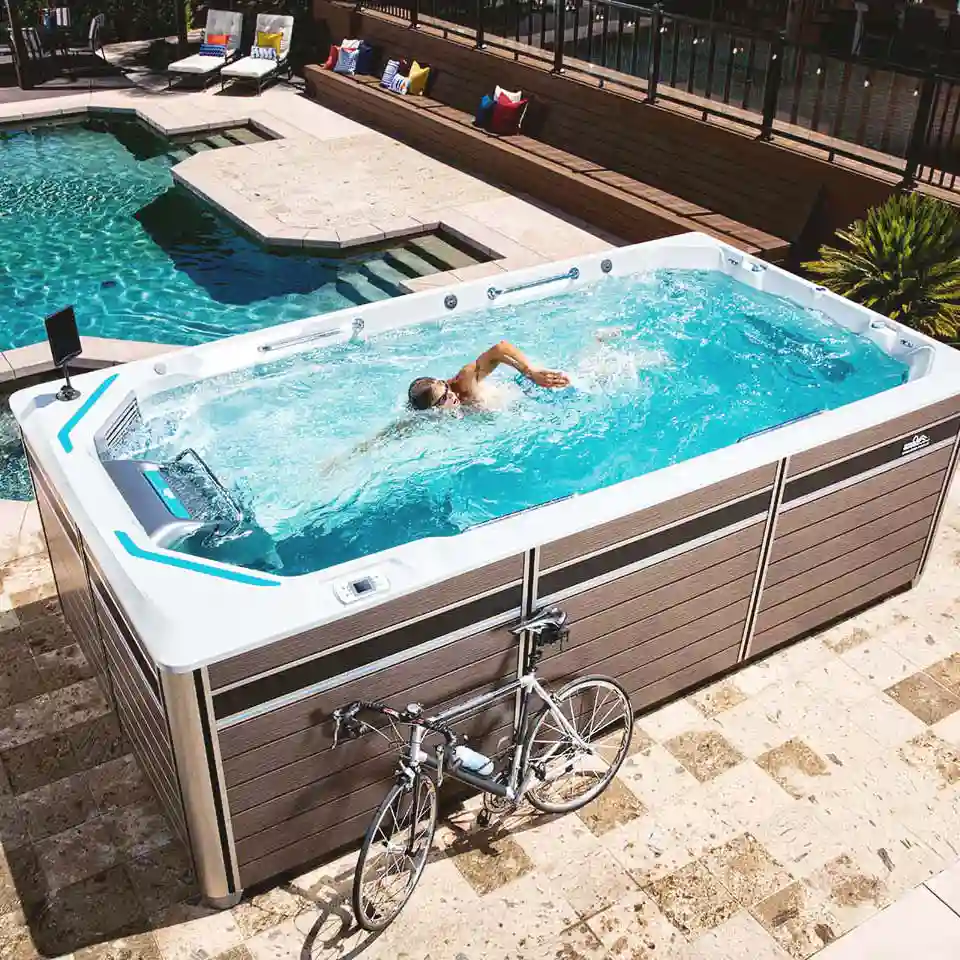Swim Spa E550 Endless pool von Oben